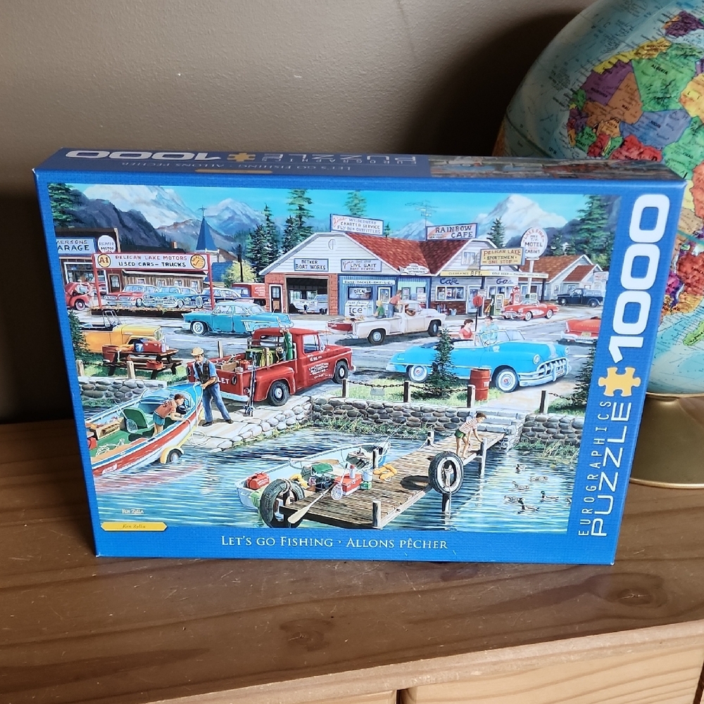 Lets Go Fishing 1000 Piece Jigsaw Puzzle